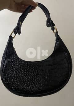 Shein Black Leather Bag 0