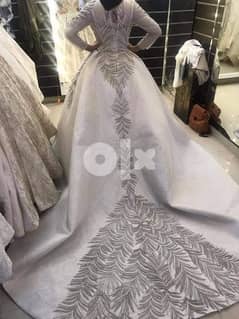 فستان زفاف لم يلبس غير ساعتين الفرح 0