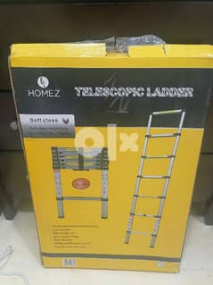 2 meter single telescopic ladder سلم تلسكوبي مفرد ٢ متر