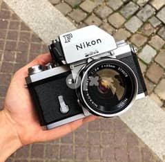 Nikon F nikkor-s 50mm f1.4 vintage film camera 35mm 0