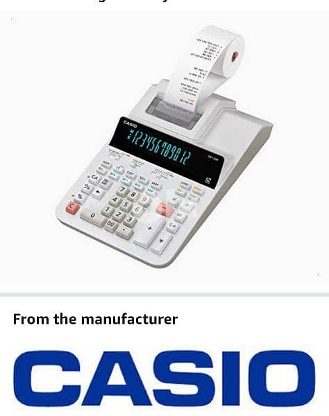 اله حاسبة كاسيو DR-120TM 3