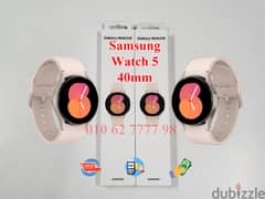 Samsung Watch 5 Pink Gold 40mm جديد متبرشم