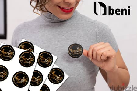 طباعة لوجو استيكر بلاستيك
