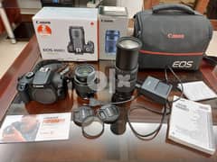 Canon EOS 4000D with EF-S 18-55 III Kit lens