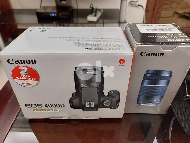 Canon EOS 4000D with EF-S 18-55 III Kit lens 5