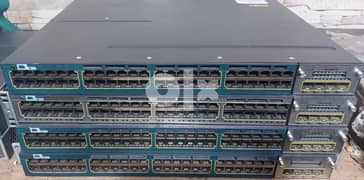 سويتش سيسكو Cisco Switch 3560X- 48 POE+ 10/100/1000 uplink 1G 0