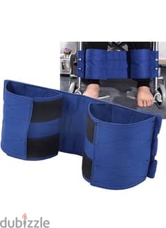 Wheelchair Footrest Leg Restraint Safety Belt for Elderly Patients 0