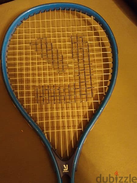 مضرب سكواش Squash Racket قديم تحفة ، حالة جيدة 1