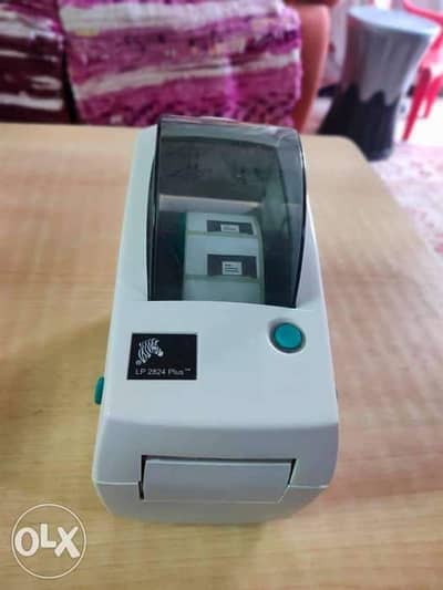 طابعة باركود زيبرا جديده استخدام خفيف جدا zebra