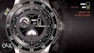 Hamilton Worldtimer Chronograph Black Dial Men's Watch H76714335
