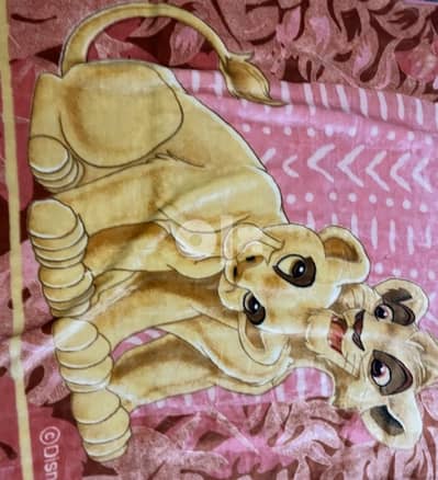Lion king original blanket 150*220 بطنية الاسد الملك صنع في كوريا