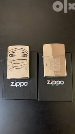 عدد ٢ ولاعة زيبو ZIPPO امريكي اصليه جديدة