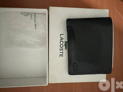 wallet lacoste leather محفظة لاكوست اصلي