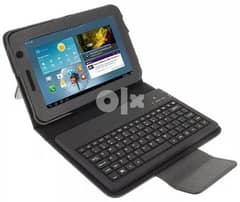 Samsung Tablet 10.1 with keyboard and cover تابلت سامسونج 10 كالـ جديد 0