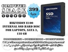 Hikvision E100 Internal SSD Hard Disc for Laptops, SATA 3, 128 GB 0