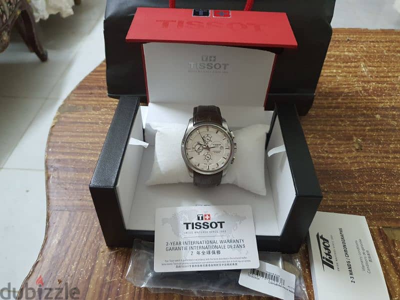 ساعة تيسوت سويسرى اصلي بجميع أوراقها من أيطاليا عدد محدود ثمنها 1250€ 6