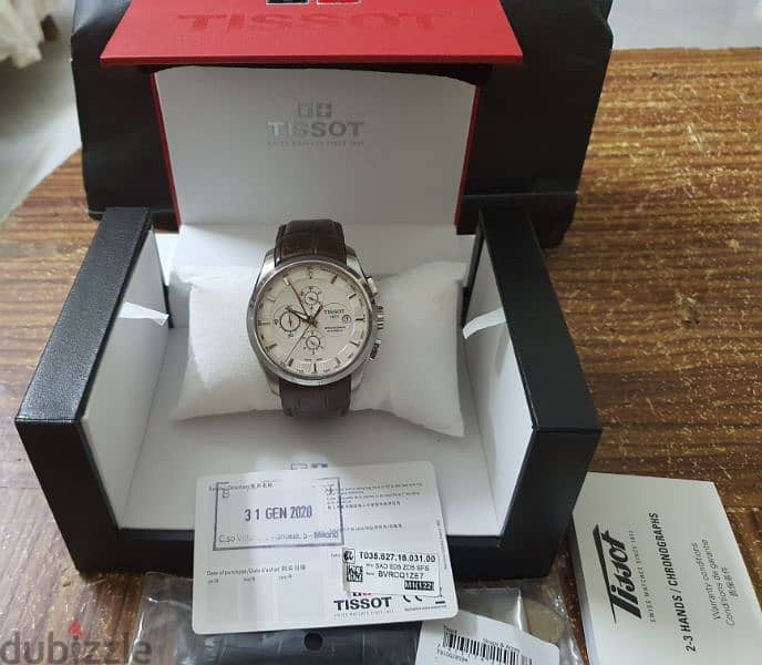 ساعة تيسوت سويسرى اصلي بجميع أوراقها من أيطاليا عدد محدود ثمنها 1250€ 7