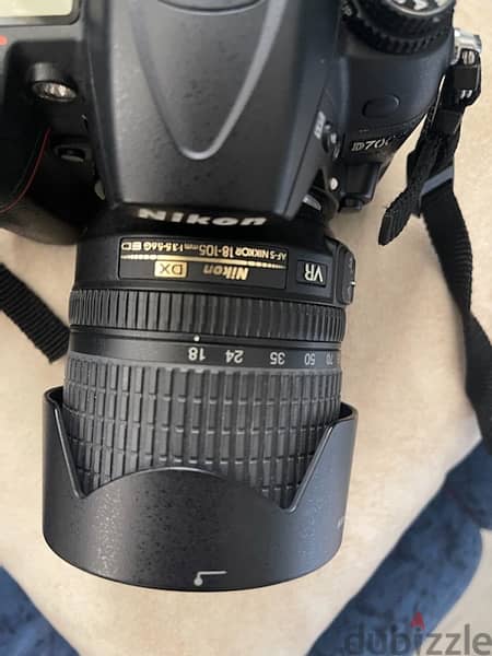 Nikon D7000 with 18-105 lens with original bag 1