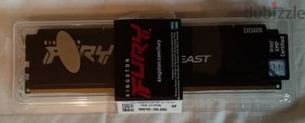 Kingston fury beast DDR5 16GB ram. .  رام رامة 16 جيجا 0