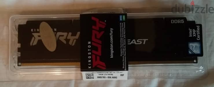 Kingston fury beast DDR5 16GB ram. .  رام رامة 16 جيجا