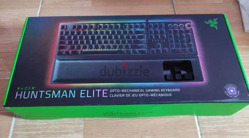 جديد بكرتونته*كيبورد Razer huntsman Elite بسرعة الضوء 10