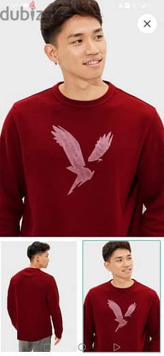 American eagle hoodie red XXL from UAE 0