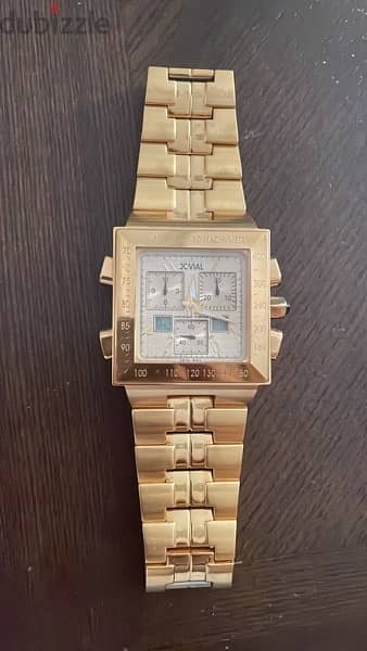 Gold plated Jovial watch 0