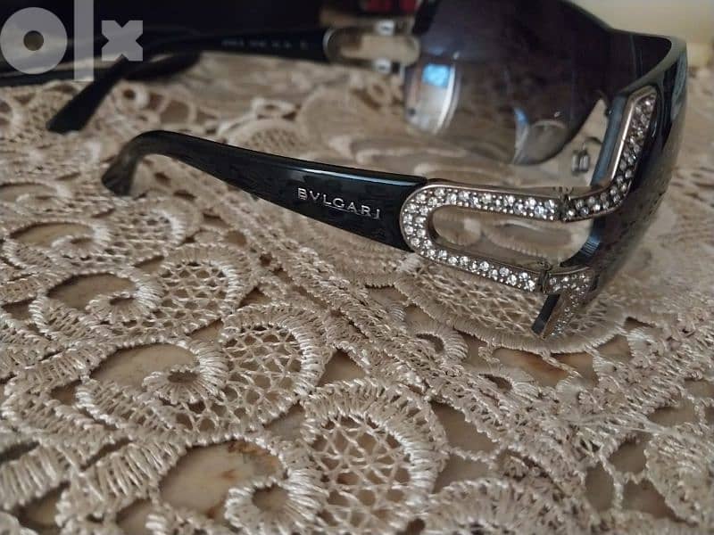 Bvlgari original  نظارة شمس حريمي جديده لم تستخدم بالجراب بتاعها اورج 3