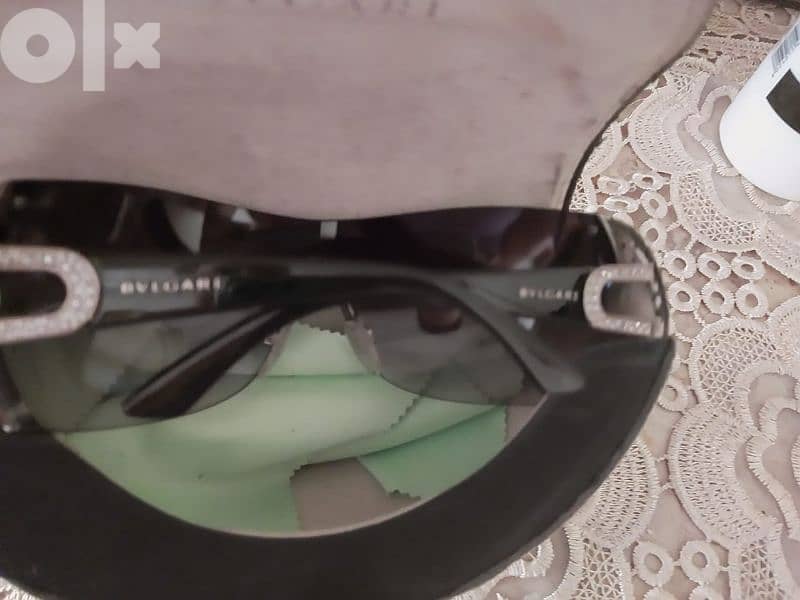 Bvlgari original  نظارة شمس حريمي جديده لم تستخدم بالجراب بتاعها اورج 1