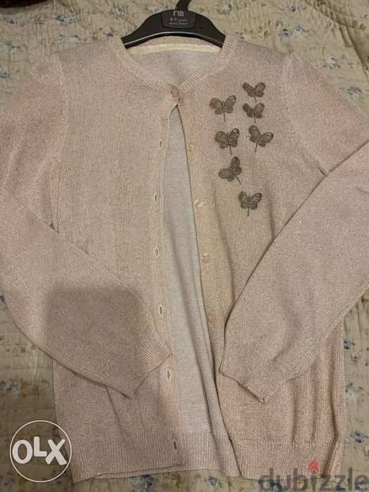 8-9 years mother care button front sweater 0