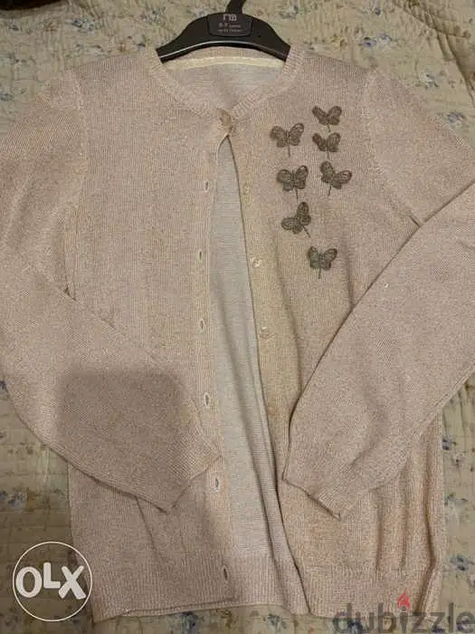 8-9 years mother care button front sweater