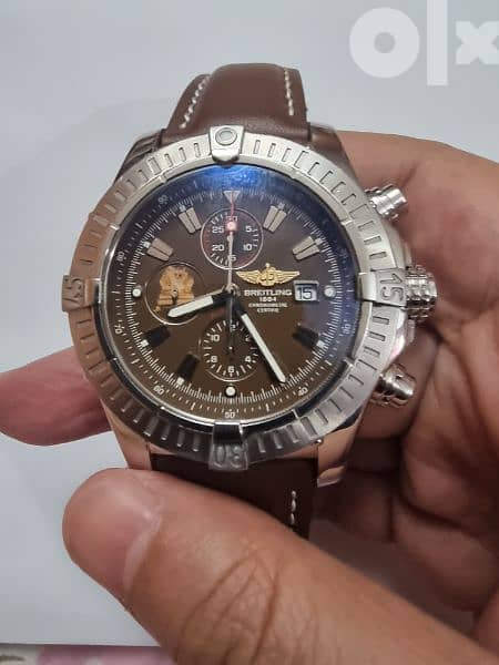 Breitling Super Avenger  Rare Brown Sphinx Dial Limited to 50 pieces 1