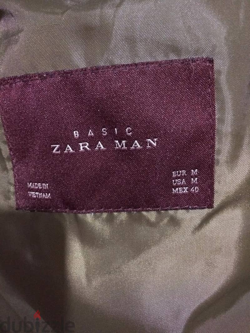 jacket zara for men medium fit small جاكيت زارا اصلي مديوم يلبس سمول 2