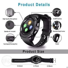 Smart Watch V8 أسود 0