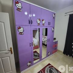 غرفة نوم أطفال بحالة جيدة جدا + مرتبتين سوست