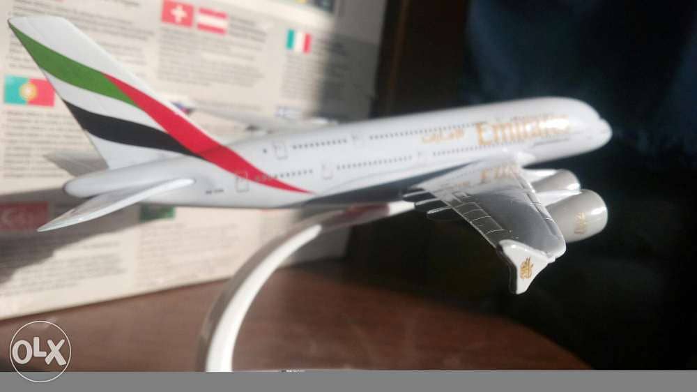 مجسم ماكيت طائرة A380 حديد جميع شركات الطيران 2