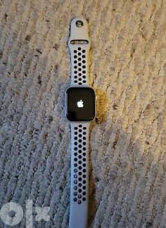 Apple Watch SE Nike Silver ALUMINIUM GPS Sport Band 44MM 0