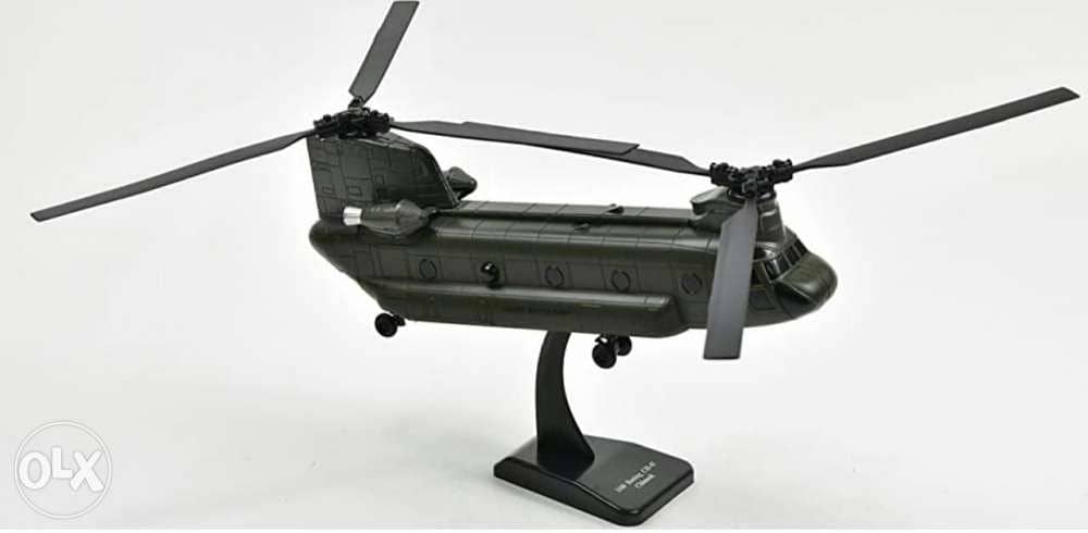 ماكيت طائرة هليكوبتر شينوك حديد تقيل ضخم عالي التفاصيل 3