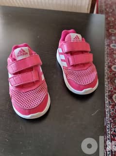 Adidas shoes for girls size 21