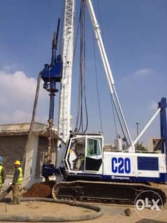 ماكينة خوازيق CFA كزاجراندى فى tحالة جيدة  Casagrande Drilling Rig