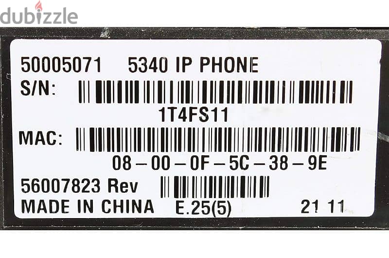 تليفون مايتل MITEL IP Phone 5340 مستعمل بحالة ممتازه 3