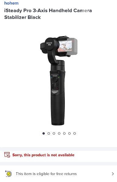 Hohem iSteady Pro 3 3Axis Gimbal Stabilizer for action camera اخر قطعه 1