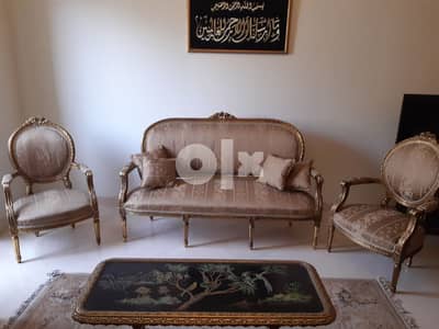 صالون زان فرنساوى مدهب