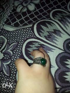 خاتم رجالى فص اخضر 0