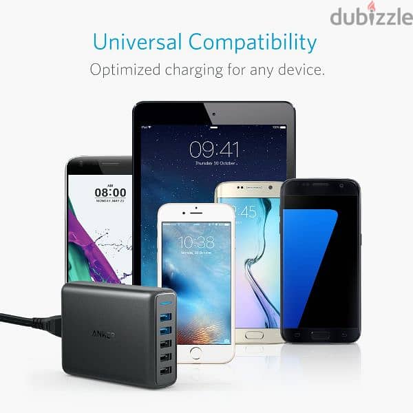 Anker Quick Charge 3.0 63W 5-Port USB 1