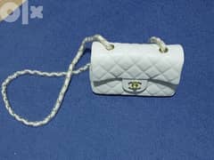 New original white Chanel bag (full package with invoice and receipt)