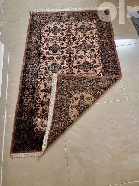 pure indian silk carpet 170×100 3