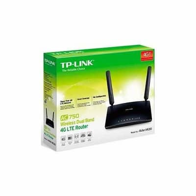 راوتر تي بي لينكAC750لاسلكي ثنائي الموجات باتصال متقدم 4G LTE / MR200