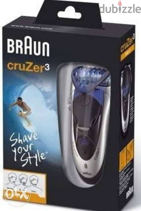 ماكينة حلاقة ذقن كهرباء Braun Cruzer 3 Dry & Wet. . بحالة الزيرو 5