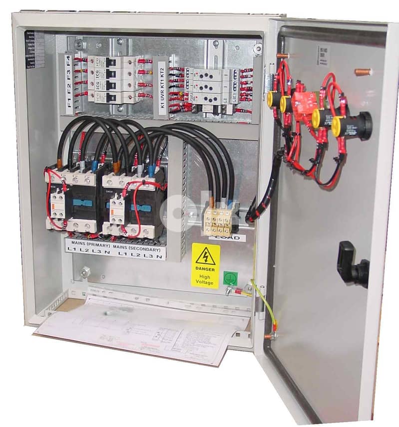 لوحة التحويل الاوتوماتيكي  ATS = Automatic Transfer Switch 14